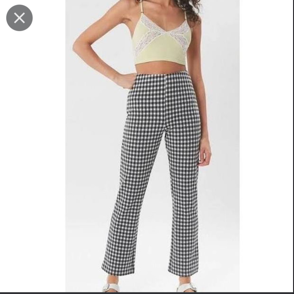 Checkered Ankle Pants
